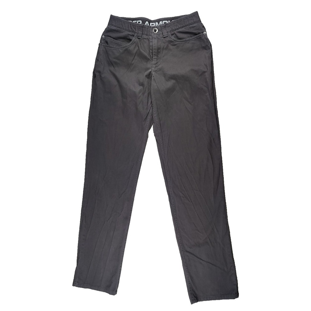 Under Armour Loose Fit Cotton Stretch Pants 30×36 Men's Casual Performance Chino